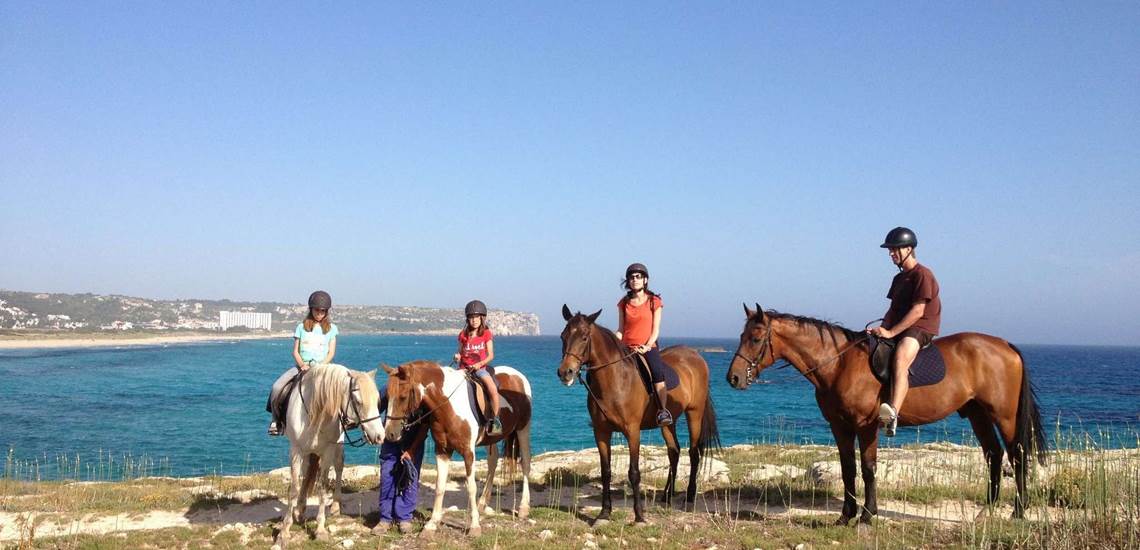 Horse tour in menorca